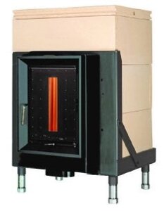 Масивна теплоакумулююча піч Brunner HKD 5.1 / 20 doors with control window GOF 57 x 37 cm