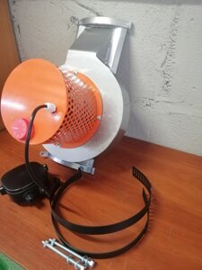 Дымосос накладной инжекционный для твердотопливных котлов, вытяжной вентилятор эжекторный 180/20