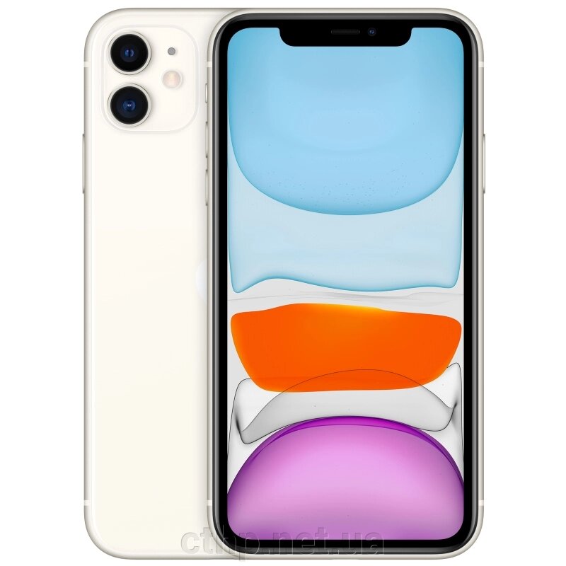 Apple iPhone 11 128GB Dual Sim White (MWN82) від компанії Cthp - фото 1