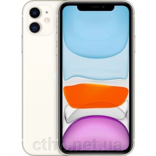 Apple iPhone 11 64GB Dual Sim White (MWN12) від компанії Cthp - фото 1