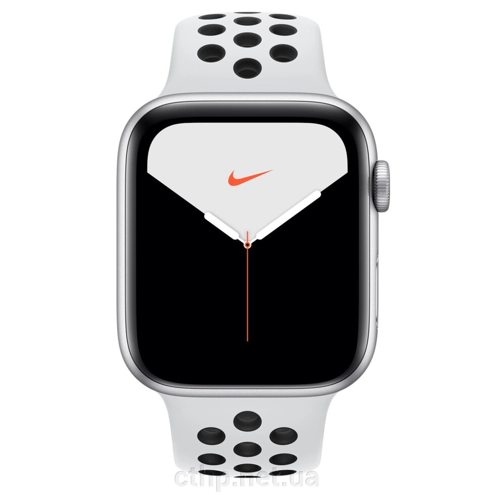 Apple Watch Nike Series 5 GPS 44mm Silver Aluminum w. Silver Aluminum (MX3V2) від компанії Cthp - фото 1