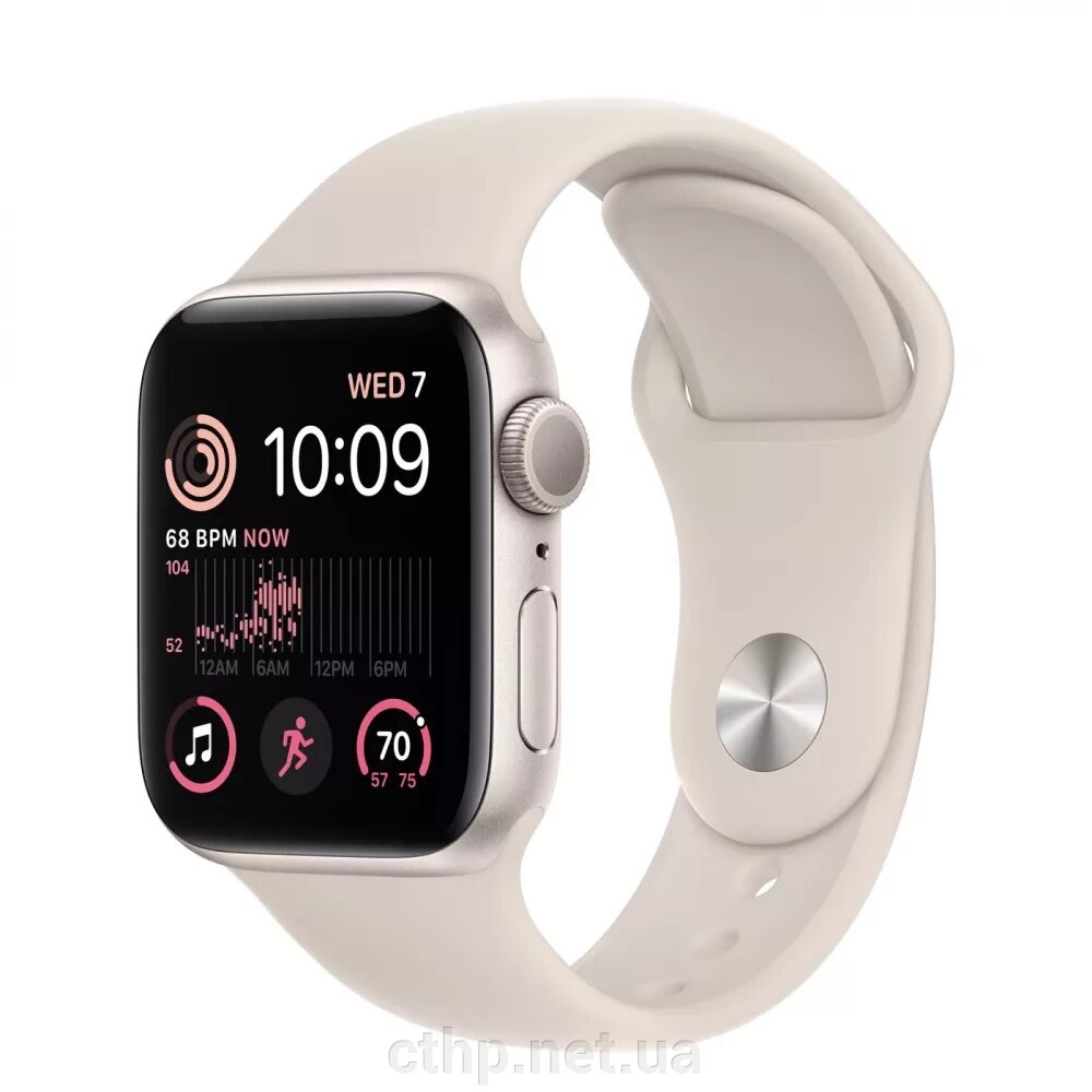 Apple Watch SE 2 GPS 40mm Starlight Aluminum Case w. Starlight S. Band - M/L (MNT63) від компанії Cthp - фото 1