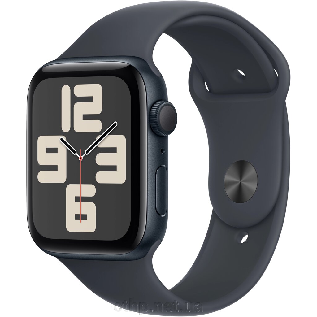 Apple Watch SE 2 GPS 44mm Midnight Aluminium Case w. Midnight Sport Band - M/L (MXEK3) від компанії Cthp - фото 1