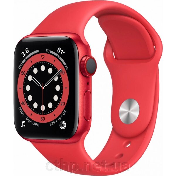 Apple Watch Series 6 GPS 40mm (PRODUCT) RED Aluminum Case w. (PRODUCT) RED Sport B. (M00A3) від компанії Cthp - фото 1