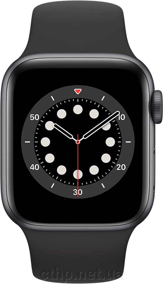 Apple Watch Series 6 GPS 40mm Space Gray Aluminum Case w. Black Sport B. (MG133) від компанії Cthp - фото 1