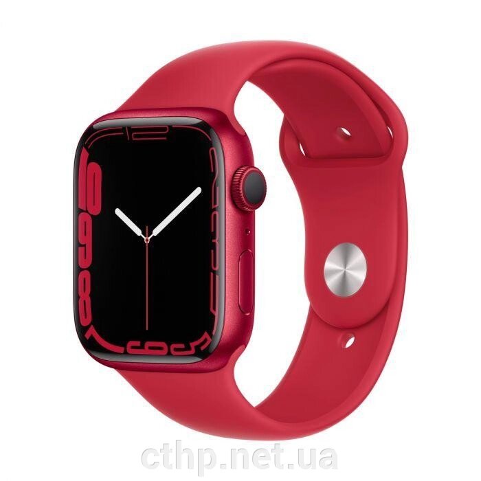 Apple Watch Series 7 GPS 41mm PRODUCT RED Aluminum Case With PRODUCT RED Sport Band (MKN23) від компанії Cthp - фото 1