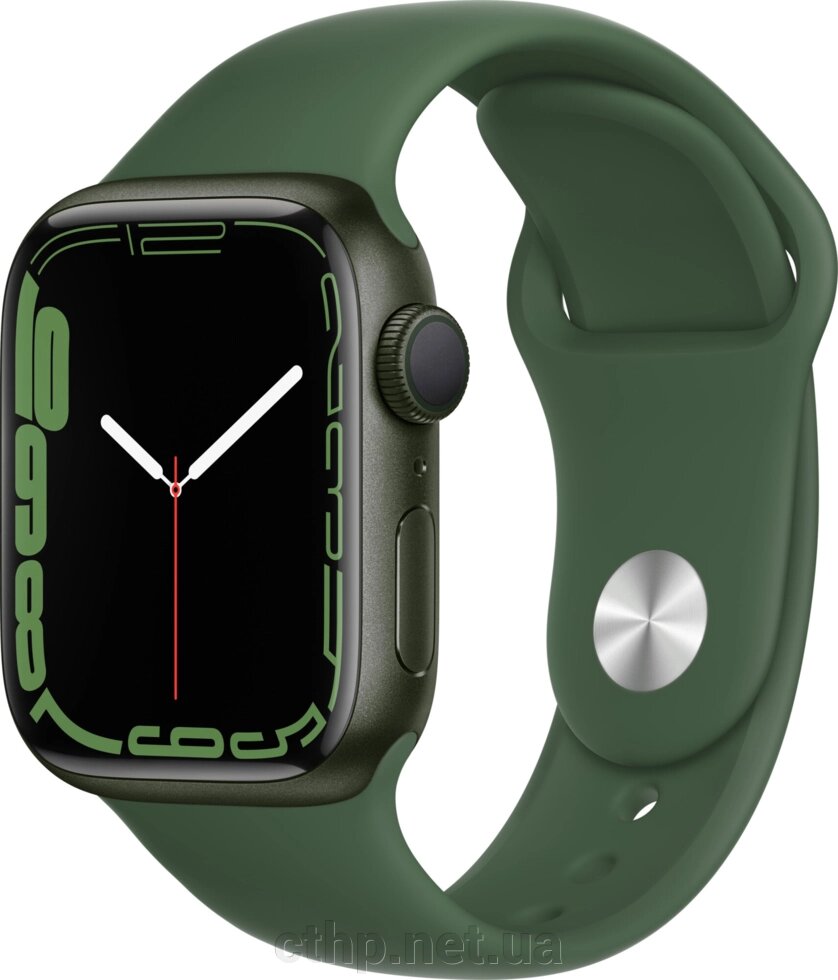 Apple Watch Series 7 GPS 45mm Green Aluminum Case With Green Sport Band (MKN73) від компанії Cthp - фото 1