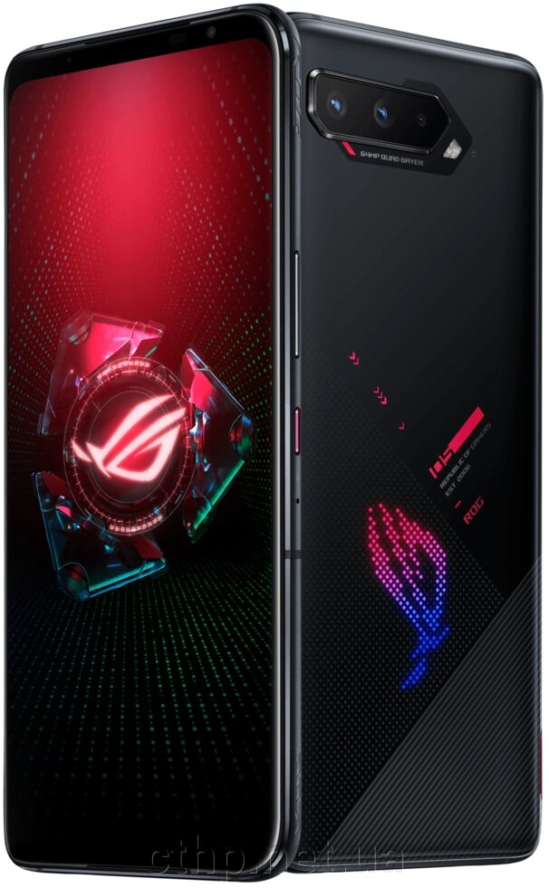 ASUS ROG Phone 5 12 / 256GB Phantom Black (ZS673KS-1A012EU) від компанії Cthp - фото 1