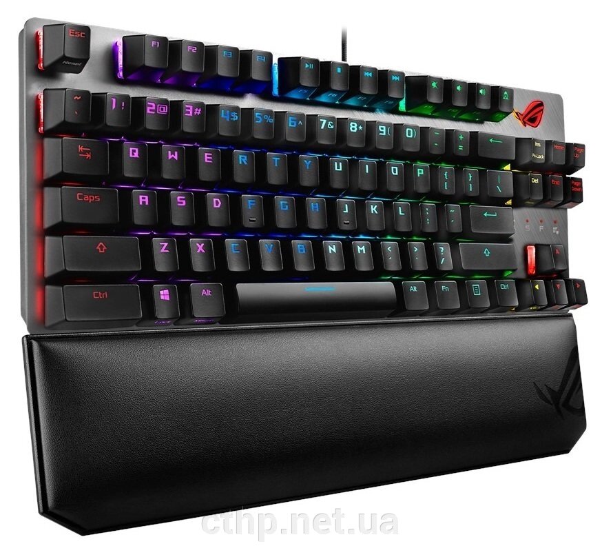 ASUS ROG Strix Scope TKL Deluxe USB MX Cherry Red RGB Ru (90MP00N5-BKRA00) від компанії Cthp - фото 1