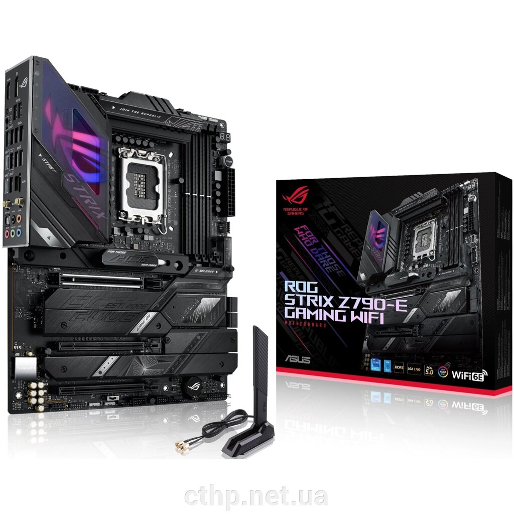 ASUS ROG STRIX Z790-E GAMING WIFI (90MB1CL0-M0EAY0) від компанії Cthp - фото 1