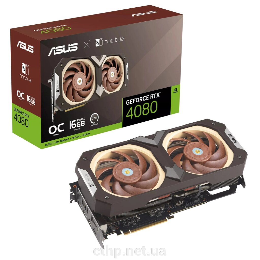 ASUS RTX4080S-O16G-NOCTUA від компанії Cthp - фото 1