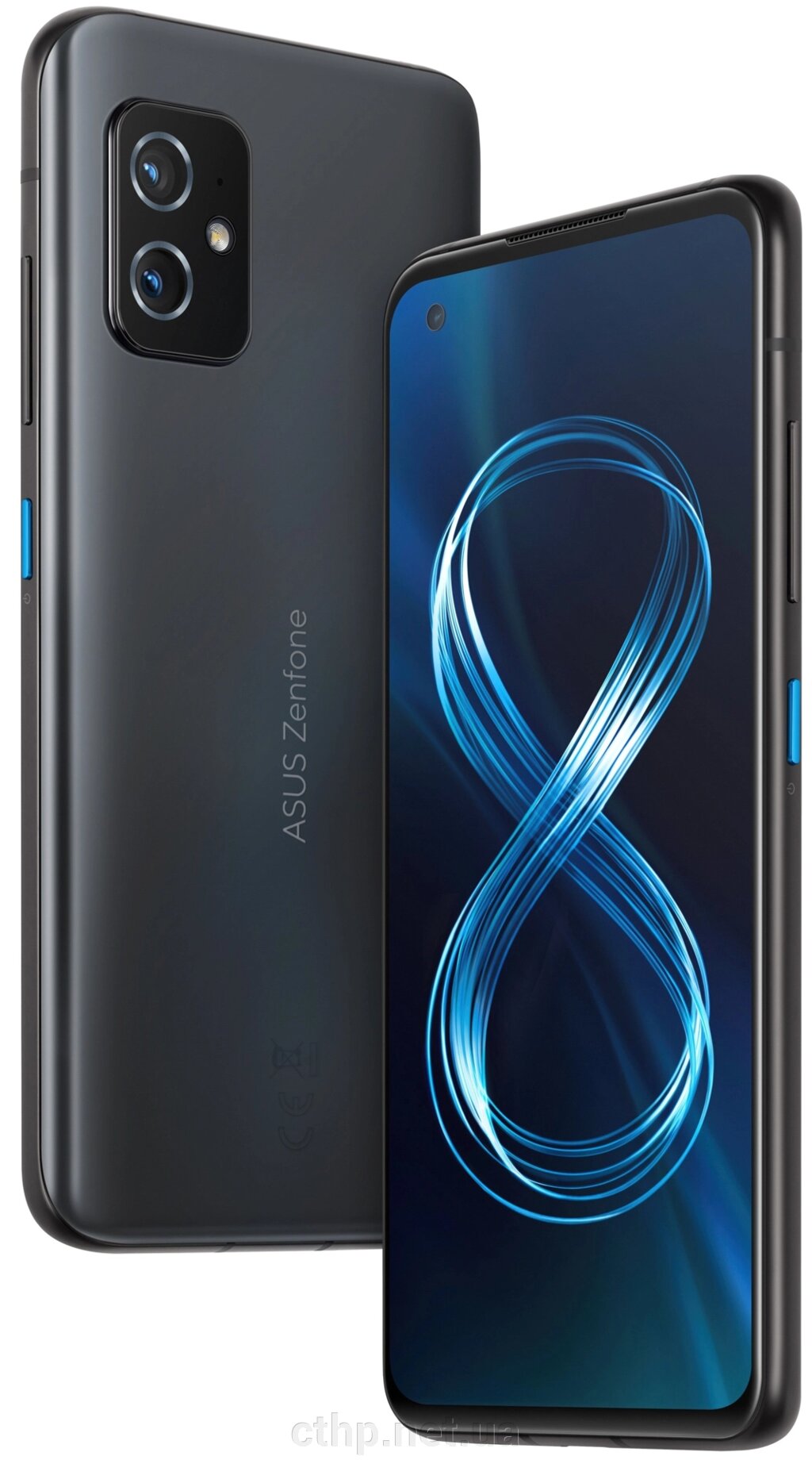 ASUS ZenFone 8 8/256GB Obsidian Black (ZS590KS-2A009EU) від компанії Cthp - фото 1