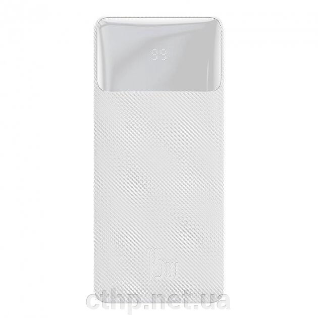 Baseus Bipow Digital Display Powerbank 15W 20000mAh White (PPDML-J02) від компанії Cthp - фото 1