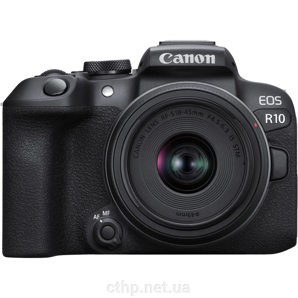 Бездзеркальний фотоапарат Canon EOS R10 kit (RF-S 18-45mm) IS STM (5331C047) від компанії Cthp - фото 1