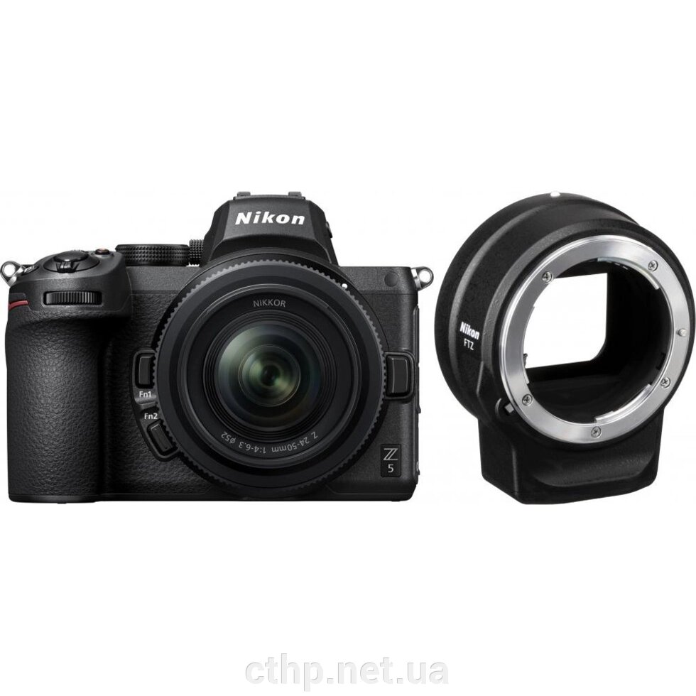 Беззеркальной фотоапарат Nikon Z5 kit (24-50mm) + FTZ (VOA040K001) від компанії Cthp - фото 1