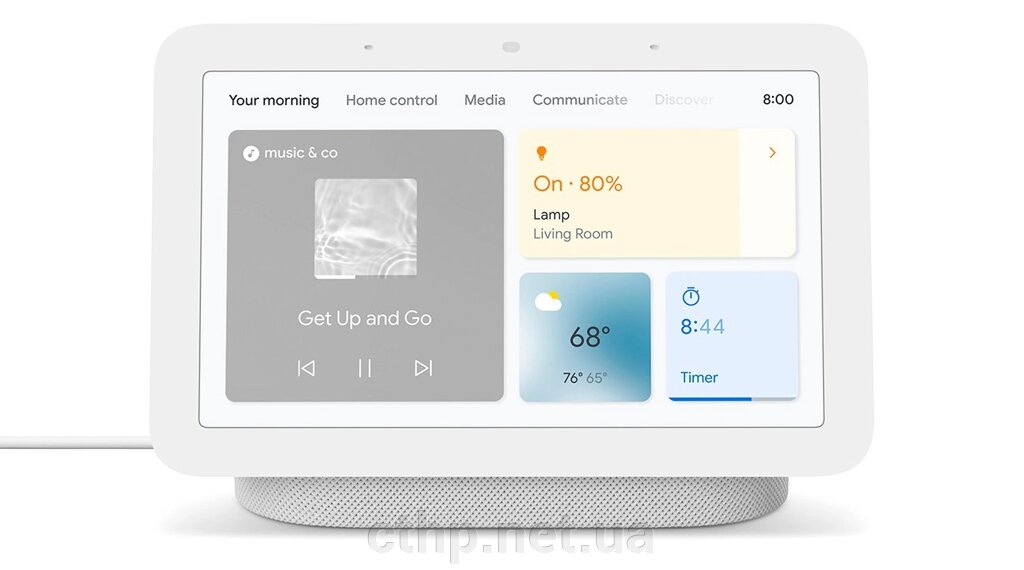 Центральний контролер для розумного будинку Google Nest Hub 2nd Generation Chalk (GA01331-US) від компанії Cthp - фото 1