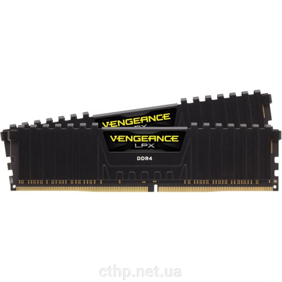 Corsair 16 GB (2x8GB) DDR4 3200 MHz Vengeance LPX Black (CMK16GX4M2Z3200C16) від компанії Cthp - фото 1