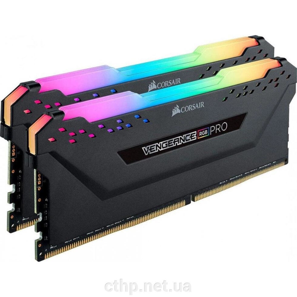 Corsair 32 GB (2x16GB) DDR4 3600 MHz Vengeance RGB Pro (CMW32GX4M2D3600C18) від компанії Cthp - фото 1