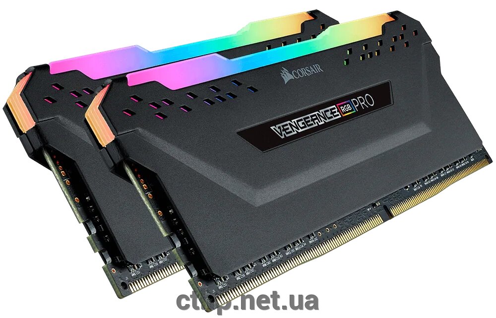 Corsair 64 GB (2x32GB) DDR4 3200 MHz Vengeance RGB Pro (CMW64GX4M2E3200C16) від компанії Cthp - фото 1