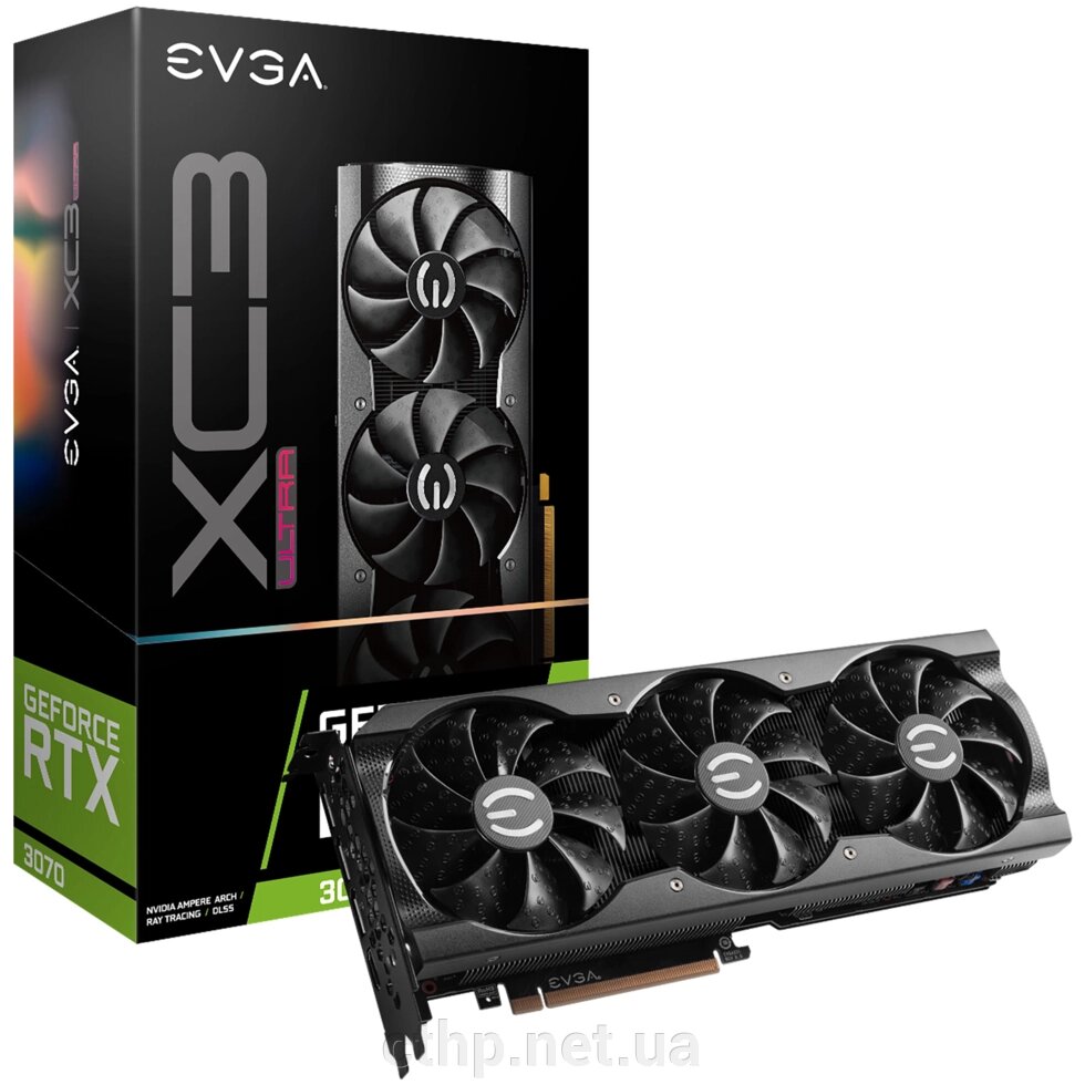 EVGA GeForce RTX 3070 XC3 Ultra Gaming (08G-P5-3755-KR) від компанії Cthp - фото 1