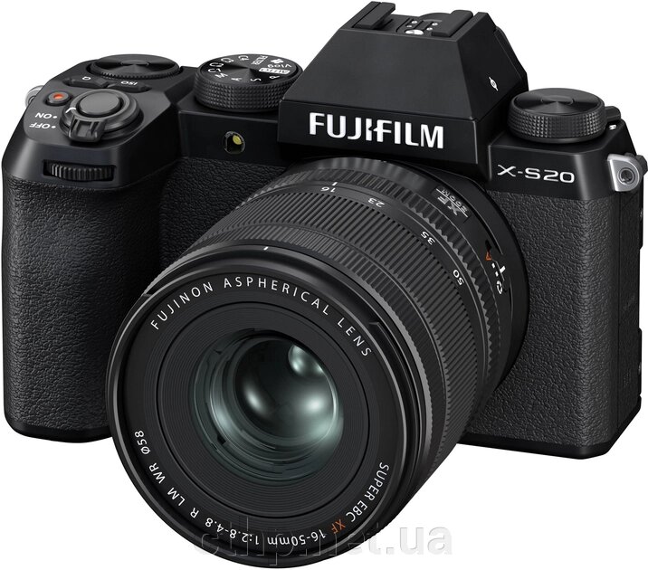 Fujifilm X-S20 kit 16-50mm f/2.8-4.8R LM WR Black (16843129) від компанії Cthp - фото 1