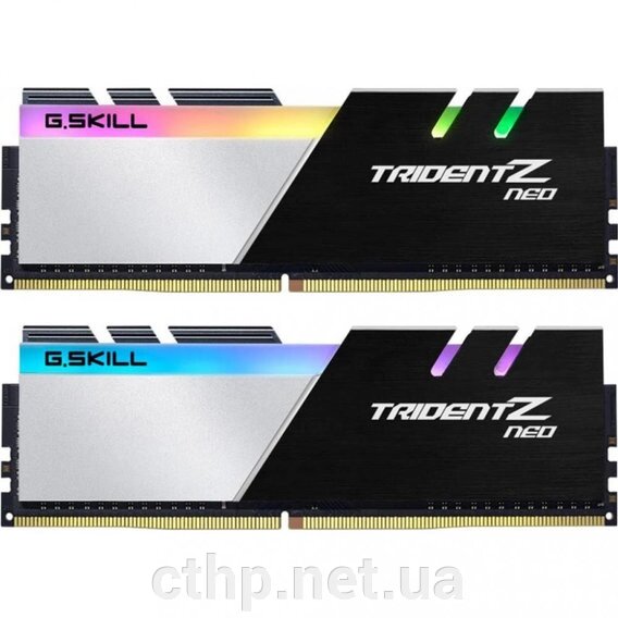 G. Skill 32 GB (2x16GB) DDR4 3200 MHz Trident Z Neo (F4-3200C16D-32GTZN) від компанії Cthp - фото 1