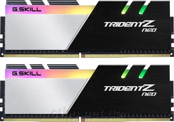 G. Skill 32 GB (2x16GB) DDR4 3600 MHz Trident Z Neo (F4-3600C18D-32GTZN) від компанії Cthp - фото 1