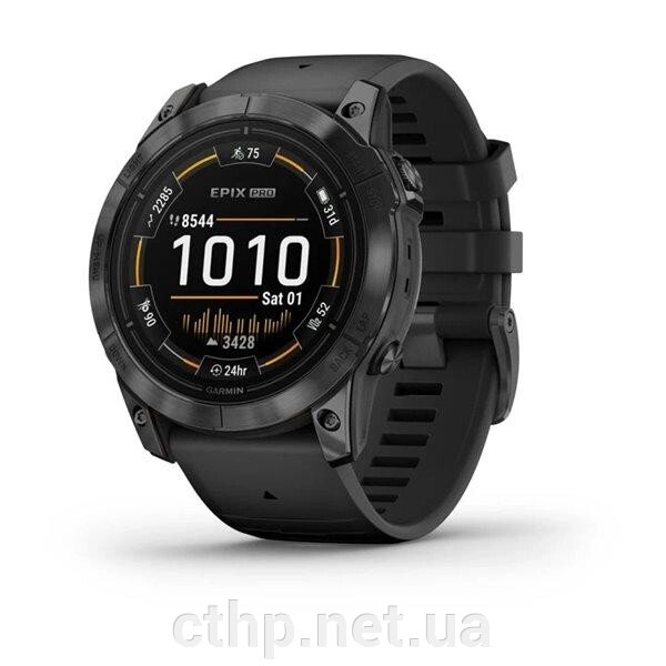 Garmin Epix Pro Gen 2 51mm Slate Gray w. Black Band (010-02804-20/21) від компанії Cthp - фото 1