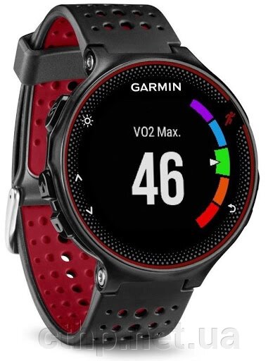 Garmin Forerunner 235 Black / Marsala Red (010-03717-71) від компанії Cthp - фото 1