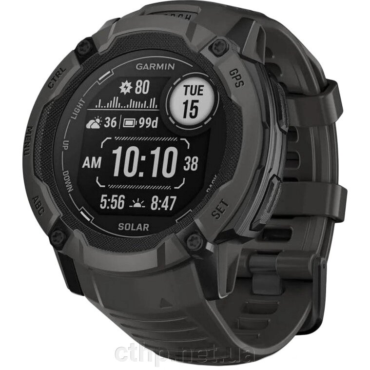 Garmin Instinct 2X Solar Graphite (010-02805-10/00/24) від компанії Cthp - фото 1