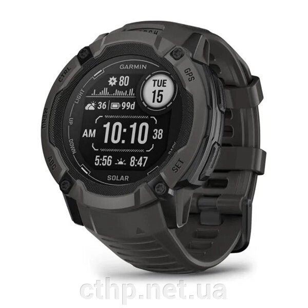 Garmin Instinct 2X Solar Graphite (010-02805-10/00) від компанії Cthp - фото 1