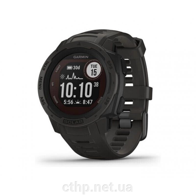 Garmin Instinct Solar Graphite (010-02293-00) від компанії Cthp - фото 1