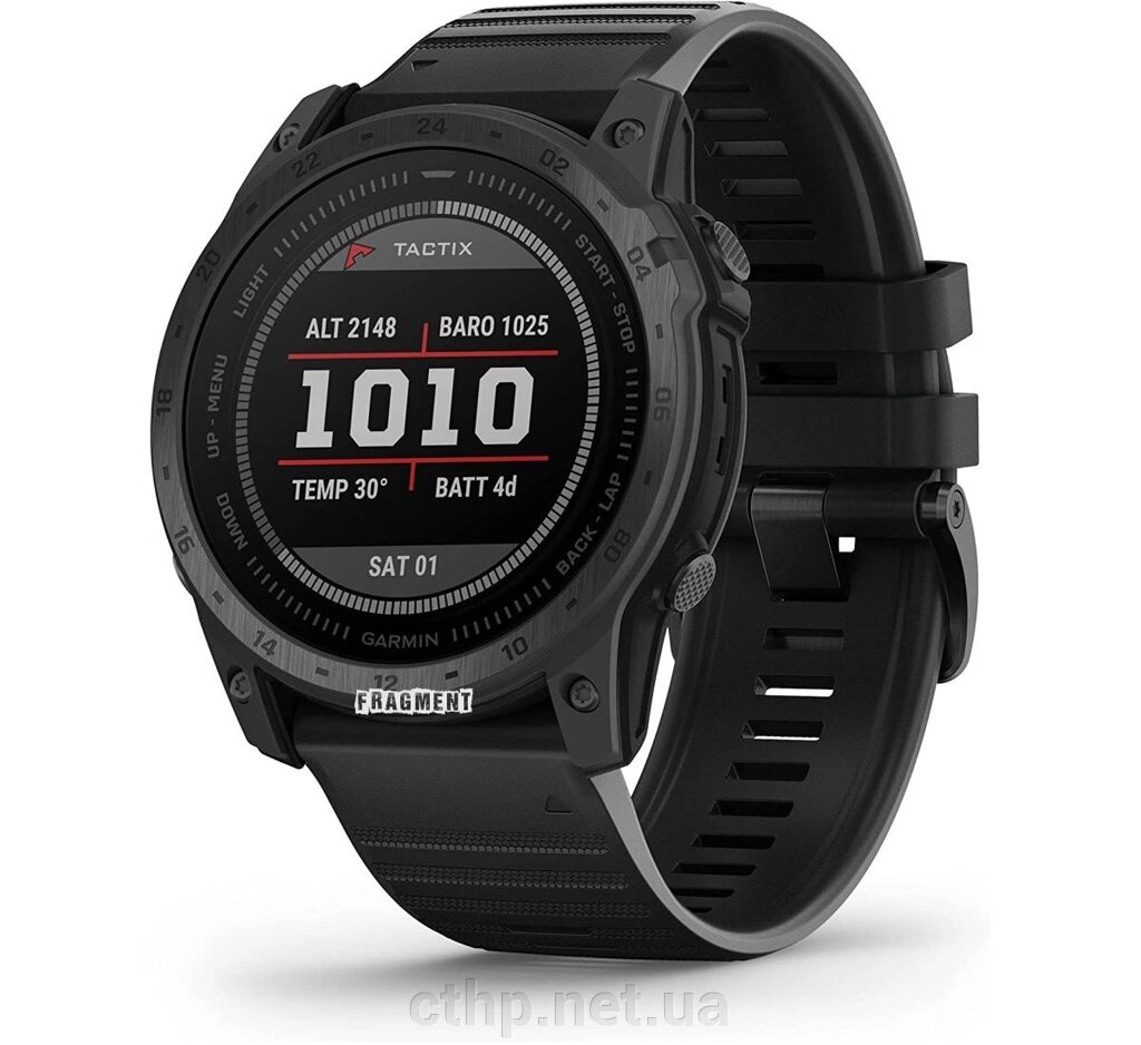 Garmin Tactix 7 Pro Ballistics Edition S. Powered T. Watch w. Applied B. and Nylon Band (010-02704-20/21) від компанії Cthp - фото 1