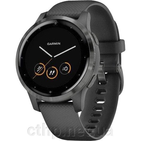 Garmin vivoactive 4S Black/Slate (010-02172-13/010-02172-11) від компанії Cthp - фото 1