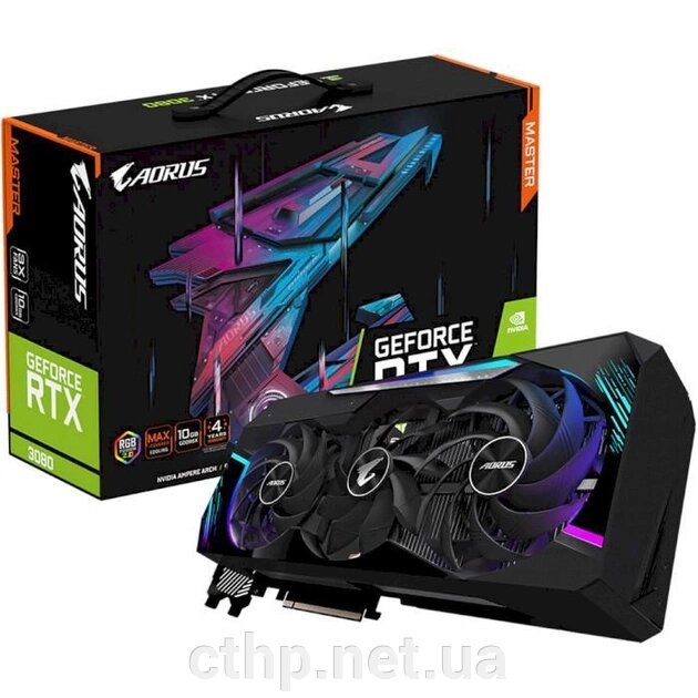 GIGABYTE AORUS GeForce RTX 3080 MASTER 10G rev. 2.0 (GV-N3080AORUS M-10GD rev. 2.0) від компанії Cthp - фото 1