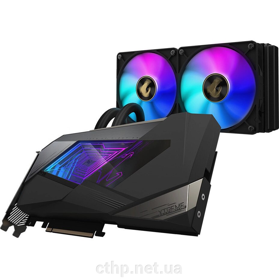 GIGABYTE AORUS GeForce RTX 3090 XTREME WATERFORCE 24G (GV-N3090AORUSX W-24GD) від компанії Cthp - фото 1