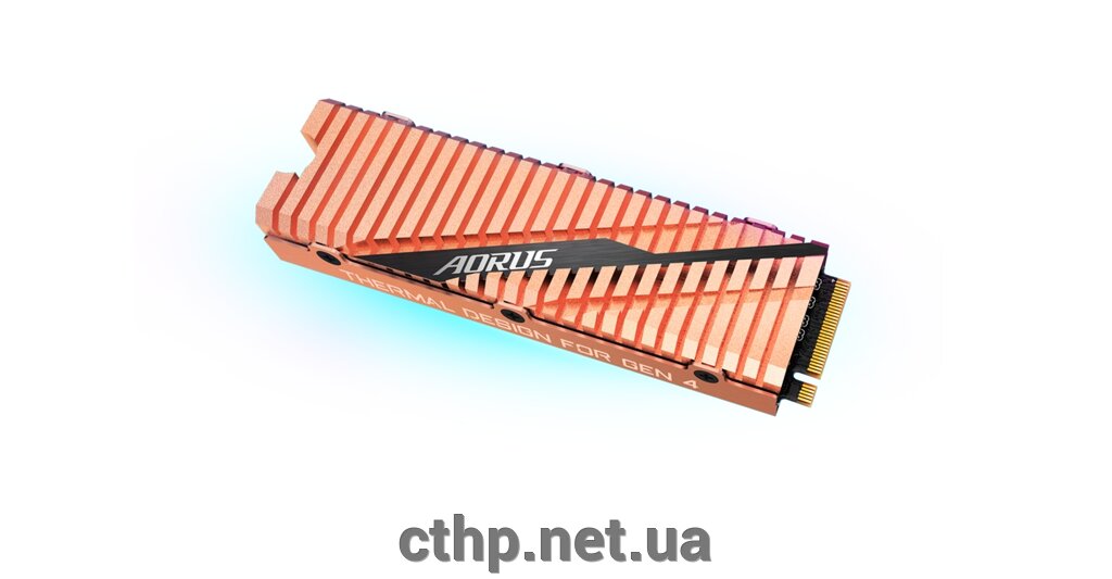 GIGABYTE AORUS NVMe Gen4 SSD 1 TB (GP-ASM2NE6100TTTD) від компанії Cthp - фото 1