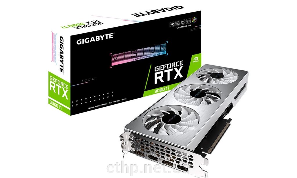 GIGABYTE GeForce RTX 3060 Ti VISION OC 8G rev. 2.0 (GV-N306TVISION OC-8GD rev.2.0) від компанії Cthp - фото 1