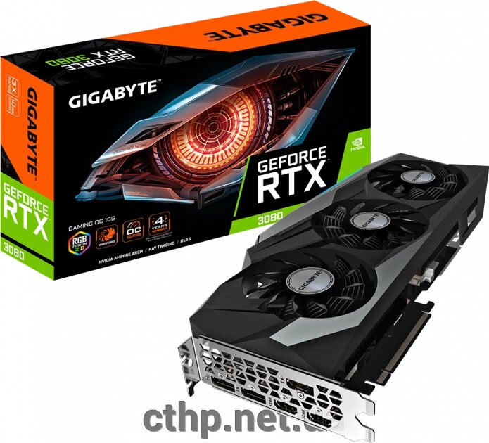 GIGABYTE GeForce RTX 3080 GAMING OC 10G (GV-N3080GAMING OC-10GD) LHR від компанії Cthp - фото 1