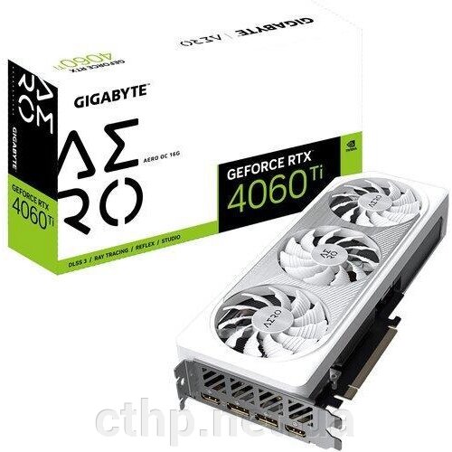 GIGABYTE GeForce RTX 4060 Ti AERO OC 16G (GV-N406TAERO OC-16GD) від компанії Cthp - фото 1