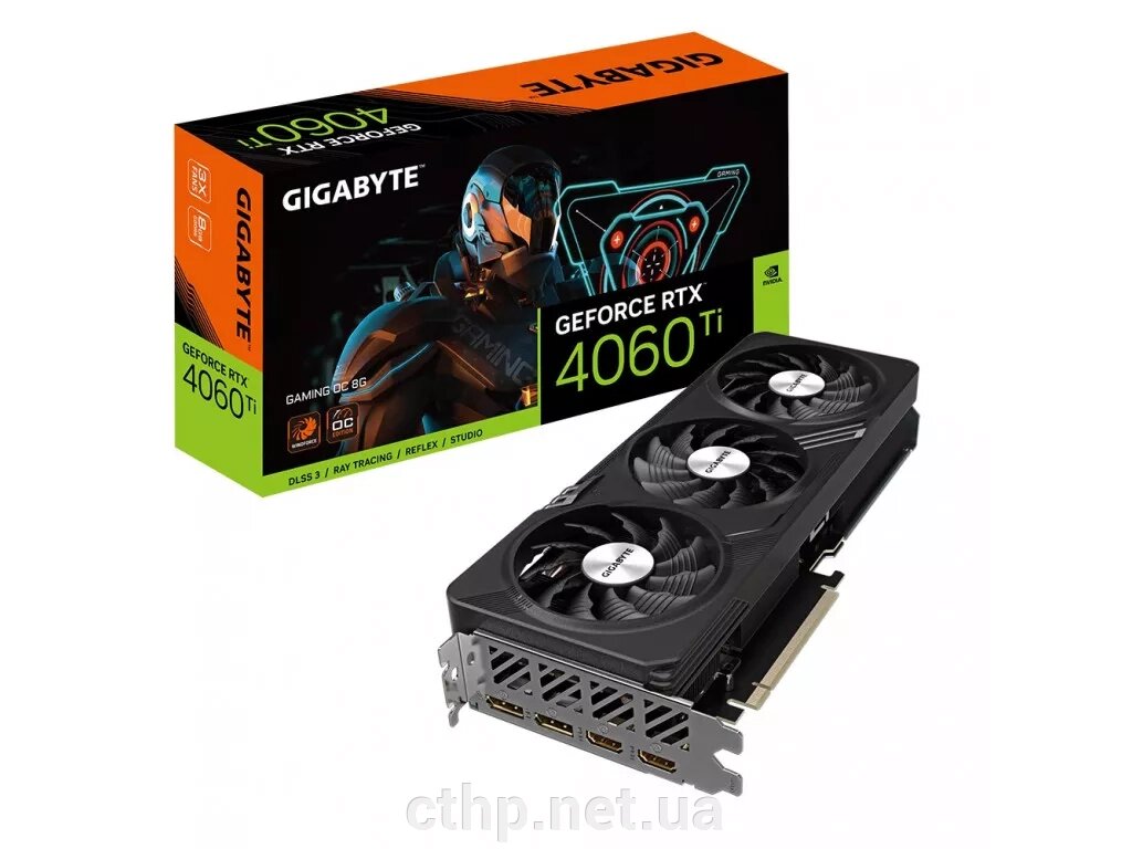 GIGABYTE GeForce RTX 4060 Ti GAMING OC 8G (GV-N406TGAMING OC-8GD) від компанії Cthp - фото 1