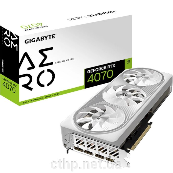 GIGABYTE GeForce RTX 4070 AERO OC 12G (GV-N4070AERO OC-12GD) від компанії Cthp - фото 1