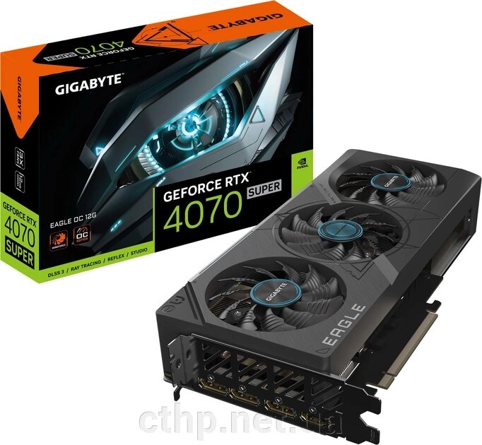 GIGABYTE GeForce RTX 4070 SUPER EAGLE OC 12G (GV-N407SEAGLE OC-12GD) від компанії Cthp - фото 1