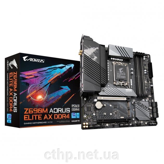 GIGABYTE Z690M AORUS ELITE AX DDR4 від компанії Cthp - фото 1