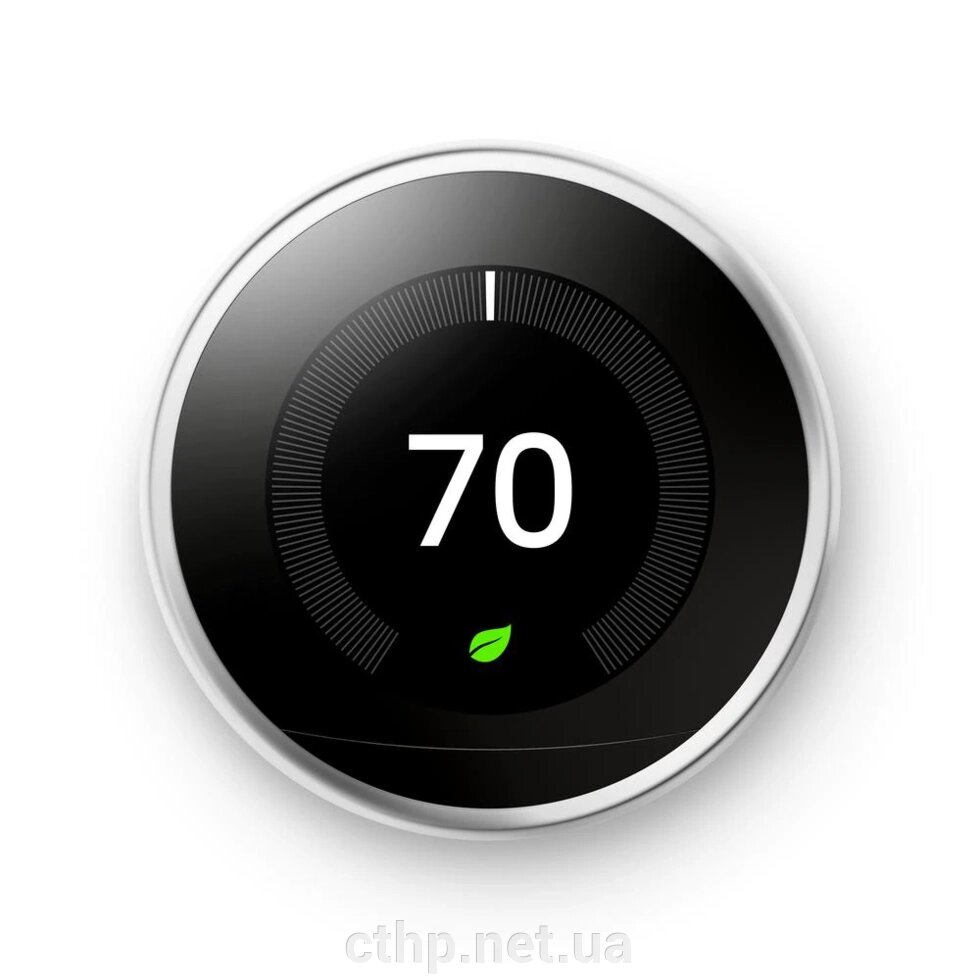 Google Nest Learning Thermostat 3nd Generation Polished Steel (T3019US) від компанії Cthp - фото 1