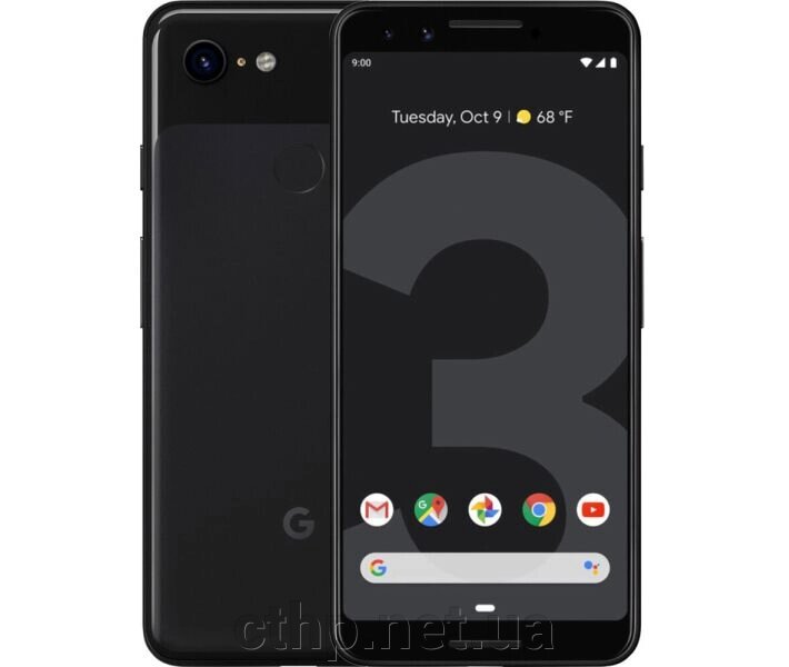 Google Pixel 3 4/64GB Just Black від компанії Cthp - фото 1