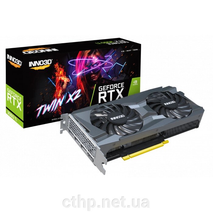 INNO3D GeForce RTX 3060 Ti TWIN X2 LHR (N306T2-08D6-119032DH) від компанії Cthp - фото 1