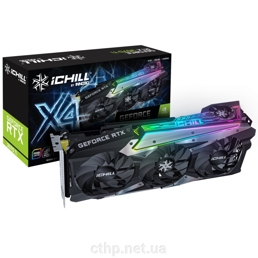 INNO3D GEFORCE RTX 3070 TI ICHILL X4 (C307T4-086XX-1820VA35) под заказ 5-7 дней від компанії Cthp - фото 1