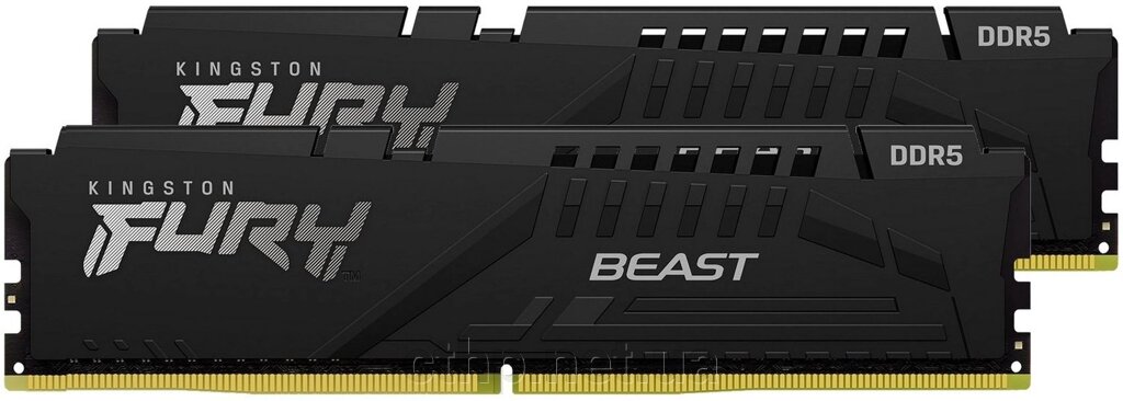 Kingston FURY 16 GB (2x8GB) DDR4 3200 MHz Beast Black (KF432C16BBK2/16) від компанії Cthp - фото 1