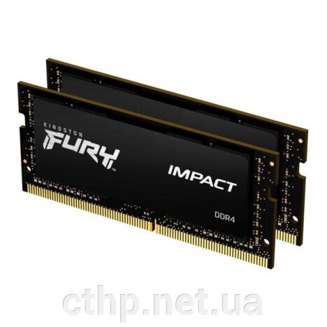 Kingston FURY 64 GB (2x32GB) SO-DIMM DDR4 2666 MHz Impact (KF426S16IBK2/64) від компанії Cthp - фото 1